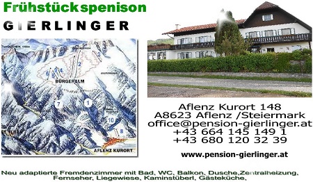 Frhstckspension Gierlinger, szlls Aflenz Kurort